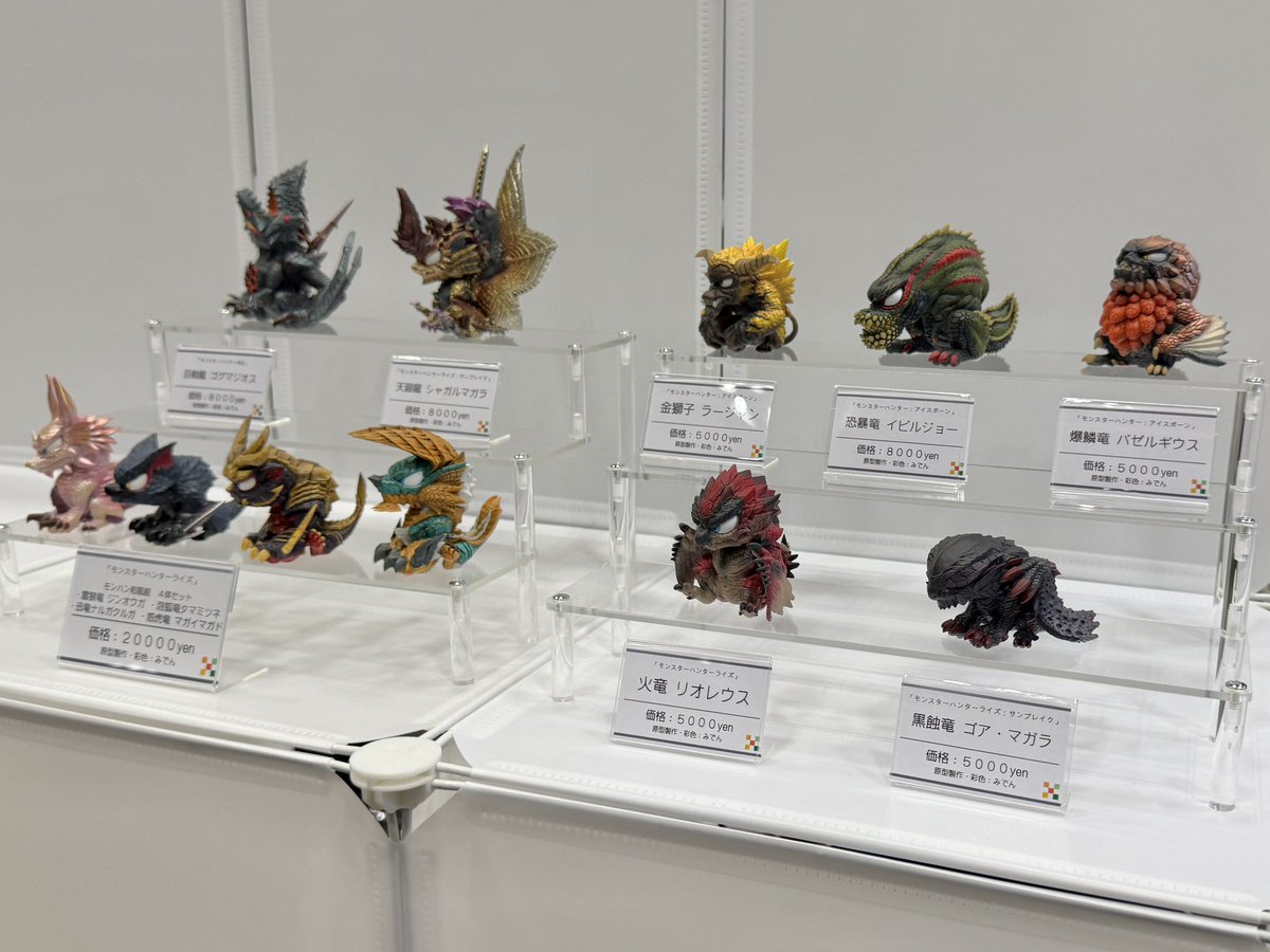 ワンフェス卓の様子
色々と忙しかったけど楽しかった！
今年も新キャラを作っていこうと思います〜