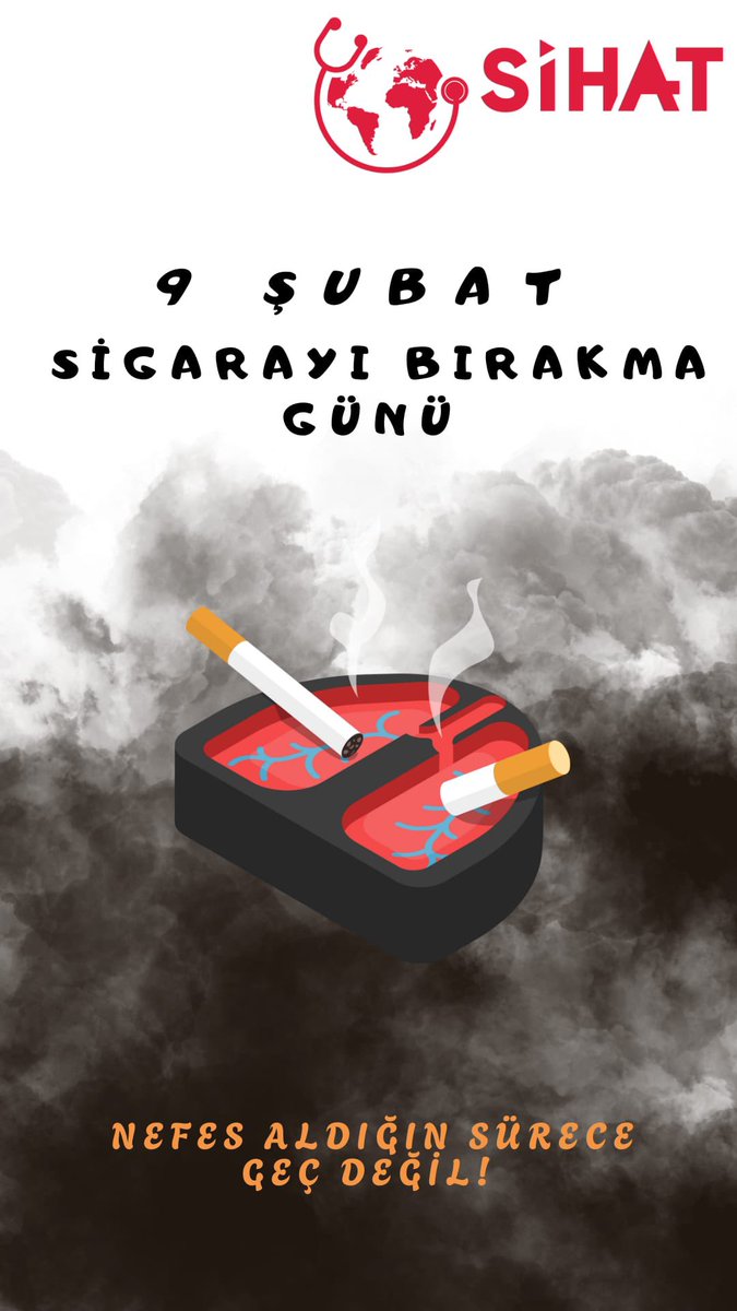 #9ŞubatSigarayıBırakmaGünü 
#SigarayıBırakHayatıBırakma 
#SağlıklıYaşam