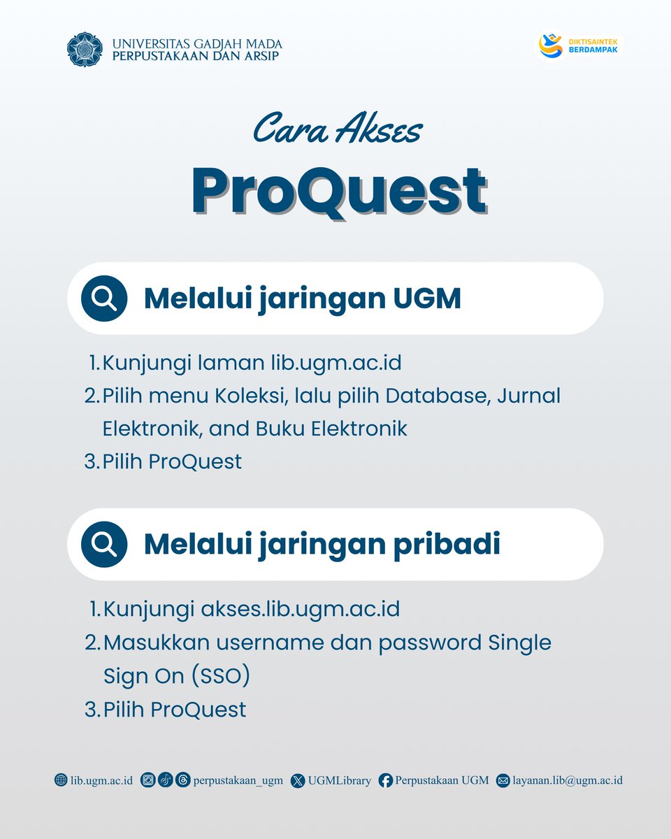 Cari tahu lebih lanjut tentang ProQuest 🙌🏻