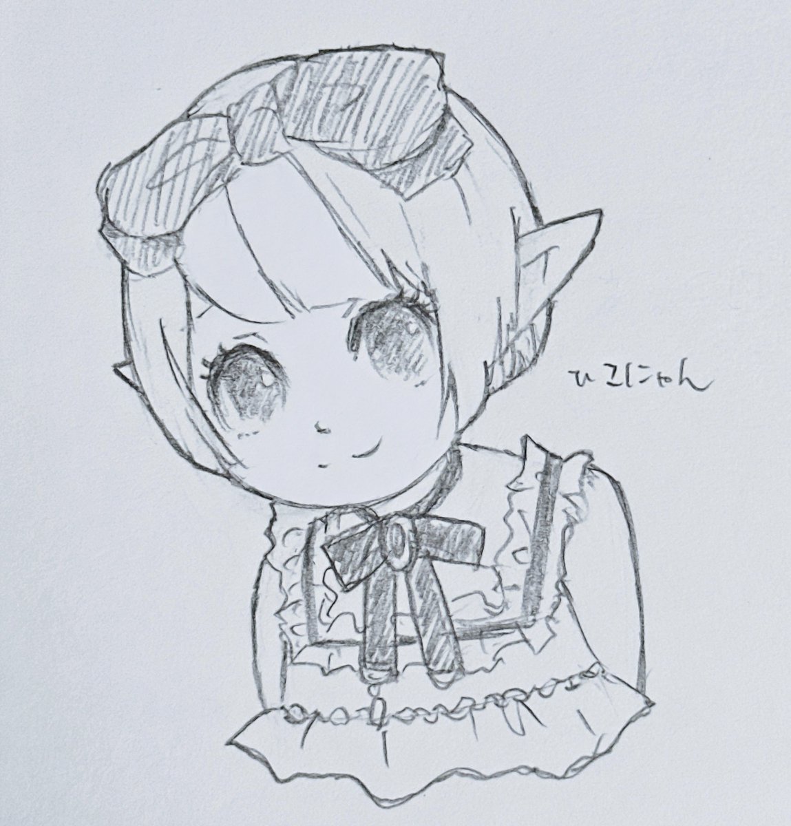 リハビリで描いたフレのララちゃん