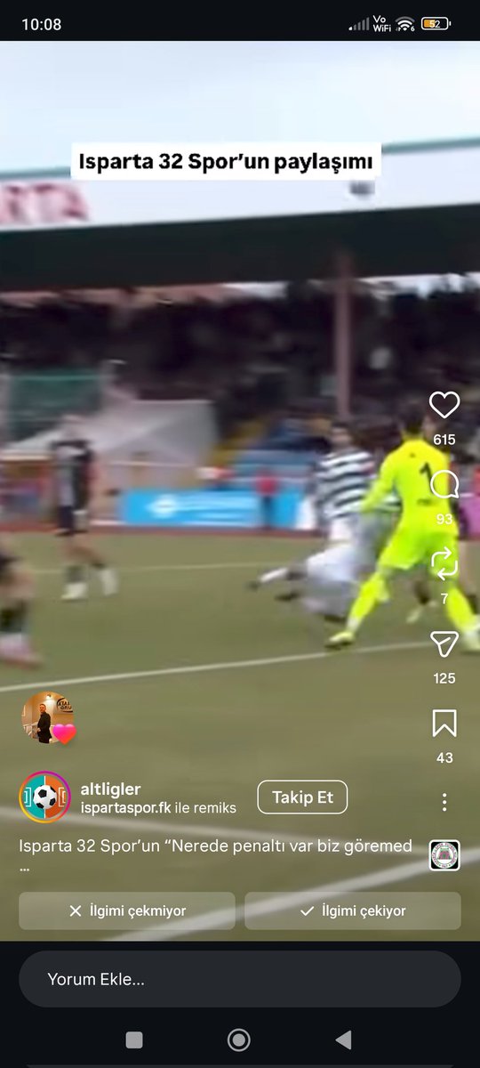 Bu pozsiyona penaltı değil diyen Ispartalılara selam olsun. Burda Ertuğrul Muhammetten Forma istiyor dimi 😂😂😂 adalet şart.....