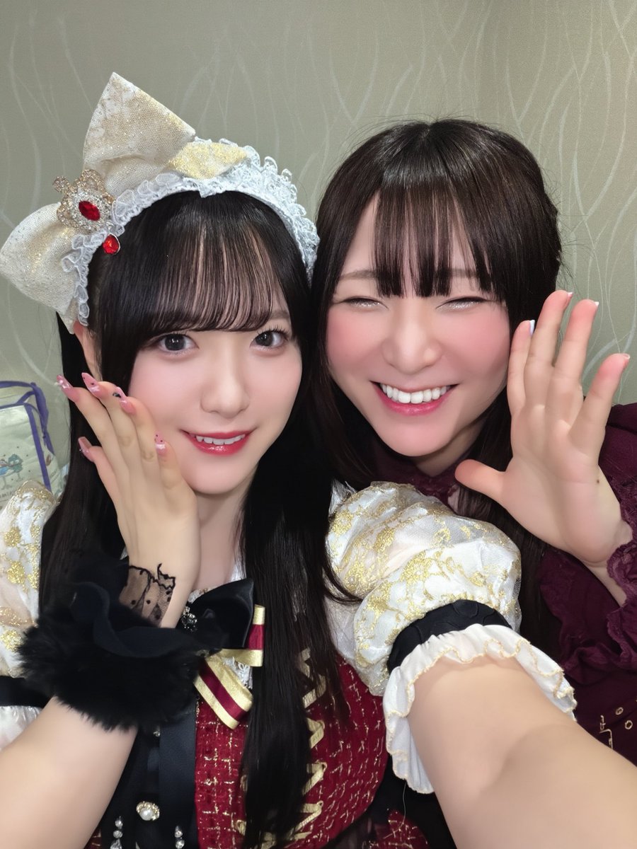 柊木りおさんと🤍🤍🤍 りおりおさんとまた一緒のイベントに出演できた