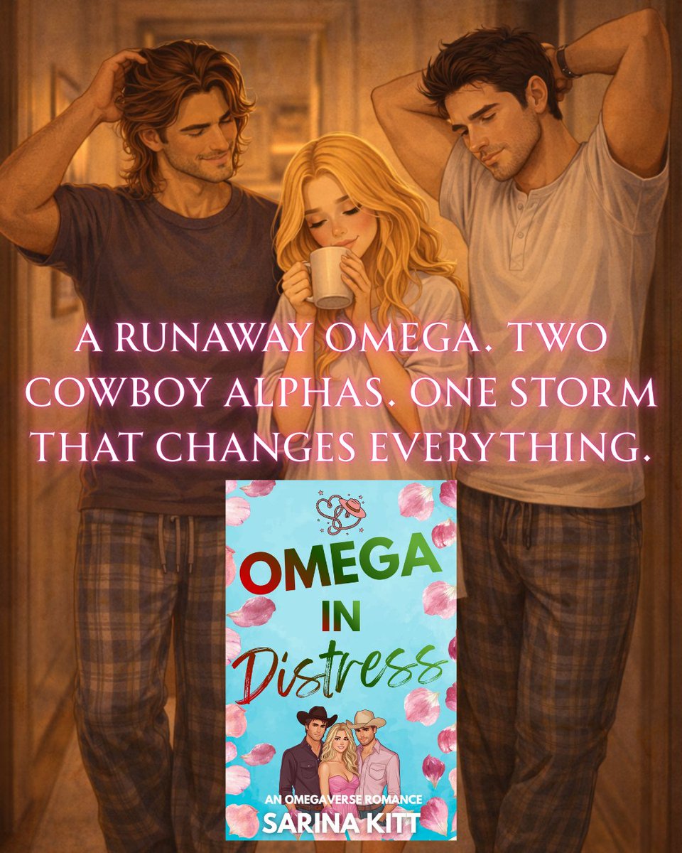 ILoveReadingRom's tweet photo. 💗NEW RELEASE💗
Prepare to fall in love with two green flag alphas who just want to love and protect their skittish little omega. Kieran and Wyatt await you in Omega in Distress.
https://t.co/LgxCMN9RXr
#OmegaInDistress #OmegaverseRomance #MMFromance #BoysLove https://t.co/a5ImEAif38