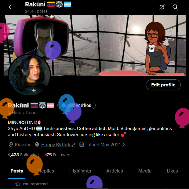 Rakūni 🇻🇪🦝🏳️‍⚧️ tweet media