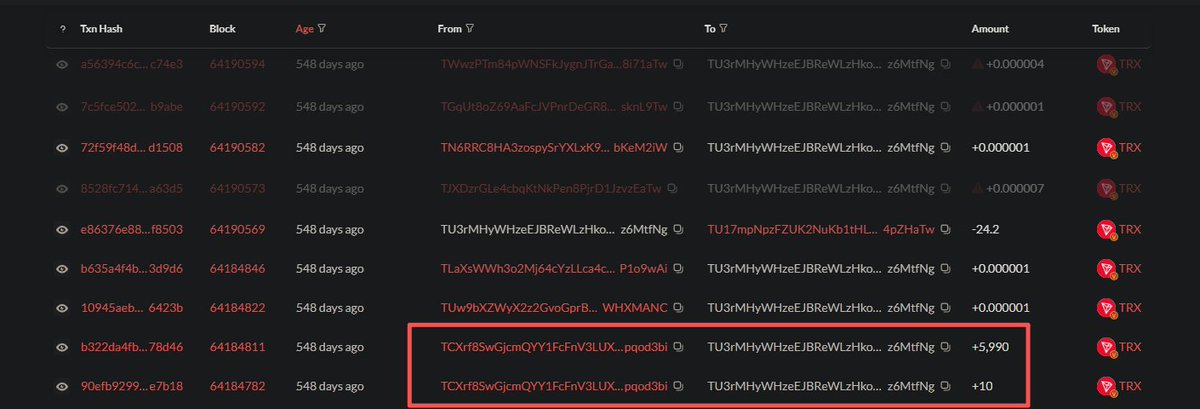 TEyzUNwZMuMsAXqdcz5HZrshs3iWfydGAW

$SUNAI <a href="/SUNAITRON/">SUNAI</a> 

孙哥钱包买了，地址是TCXrf8SwGjcmQYY1FcFnV3LUXSQpqod3bi，这个地址是 明牌地址 TU3rMHyWHzeEJBReWLzHko728hbz6MtfNg的最早资金来源

证据：tronscan.org/#/transaction/…