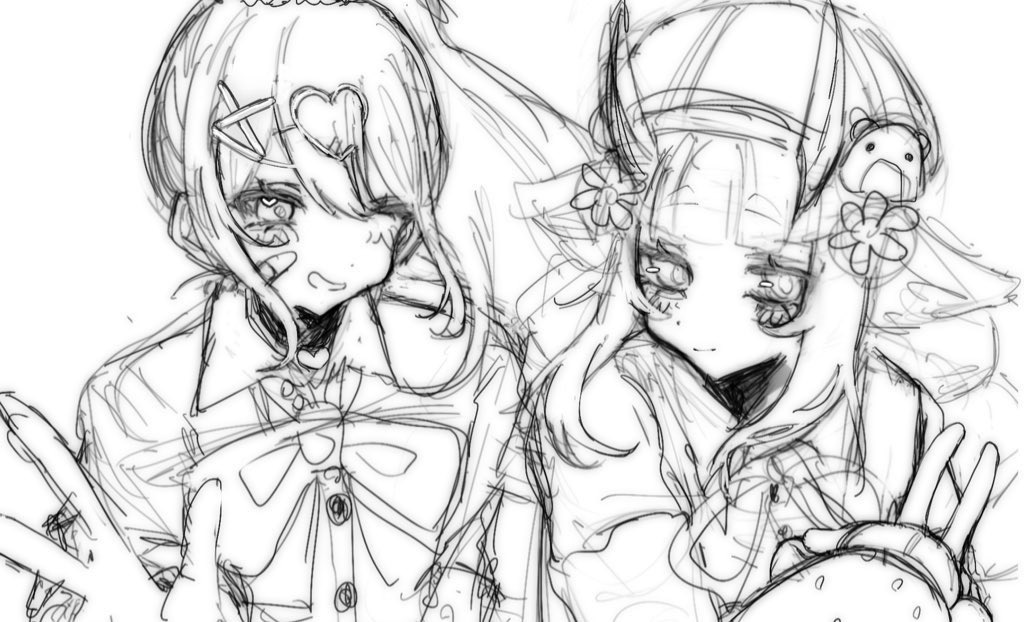 Oz_2Il's tweet photo. 新カフェコスかわいいってらくがき
 #コンパスお絵描き https://t.co/qfVRcw22cM