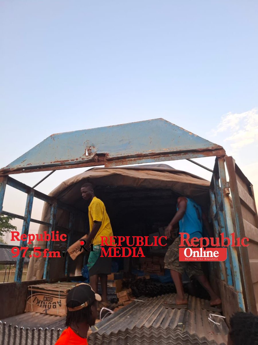 Police at Kpandai in the Northern Region arrested two suspects, Abubakari Salam Atta and Kabuja Kwadwo Tademe, after intercepting a Kia Rhino truck and discovering a locally made single-barrel shotgun and 525 rounds of concealed ammunition hidden among building materials.