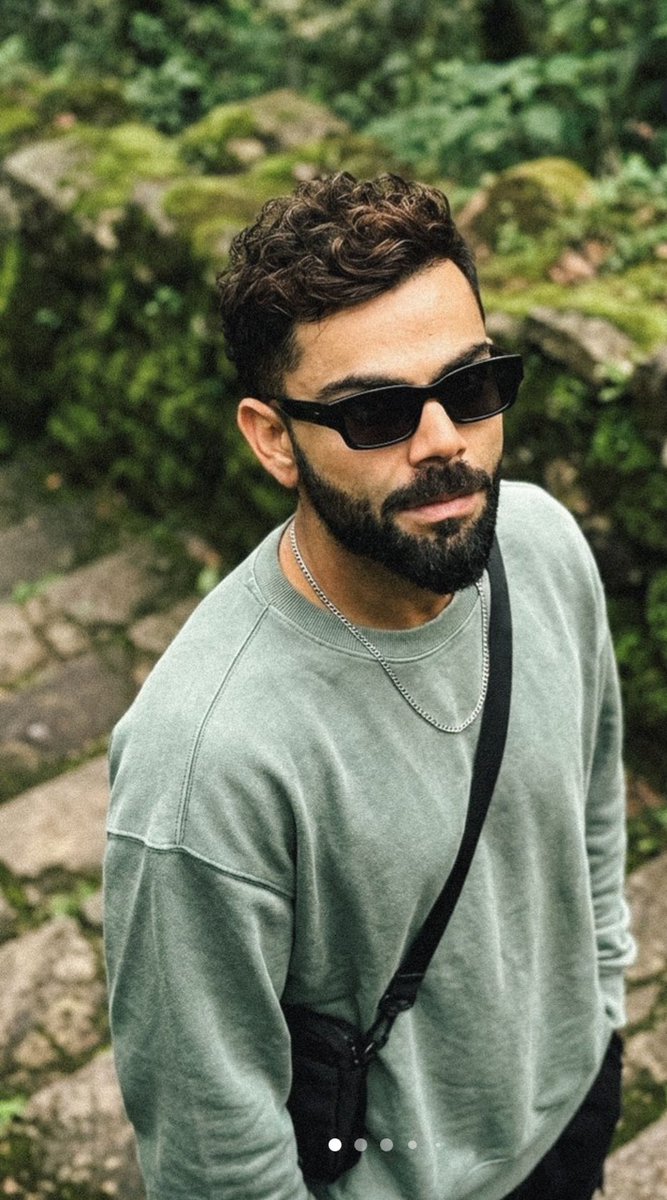 Ultra-Realistic Candid Outdoor Lifestyle Portrait (Virat Kohli) AI image template preview