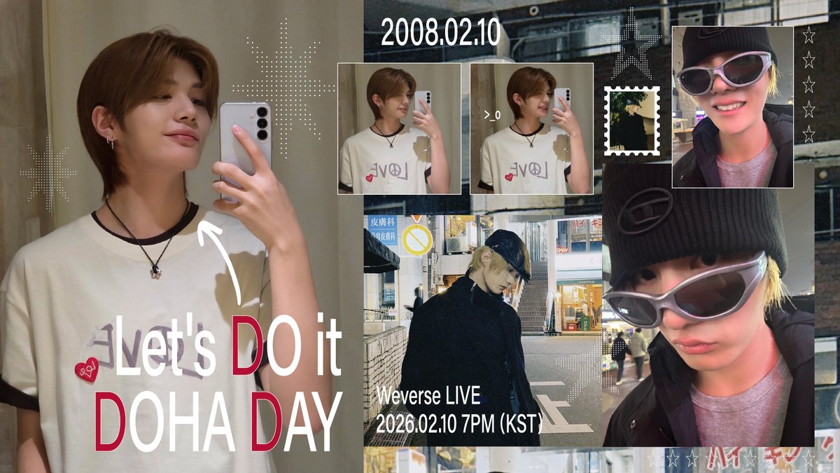 [📡]
Happy DOHA Day 🎂 Live
Weverse Live가 내일 오후 7시 (KST) 시작됩니다!

weverse.io/arrc/live/1-16…

#ARrC #아크
#DOHA #도하
#HAPPY_DOHA_DAY