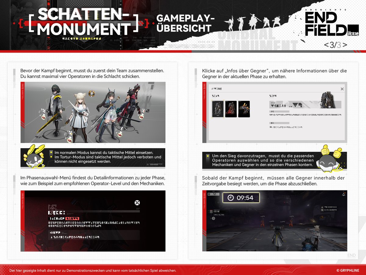 [Schattenmonument] Gameplay-Details

Das [Schattenmonument] ist ein dauerhafter, extrem schwieriger Kampfmodus mit regelmäßigen Inhaltsaktualisierungen.

Kriege, Helden, Gemetzel und Erinnerungen … Diese Geschichten werden in unzähligen düsteren Momentaufnahmen weitergegeben und