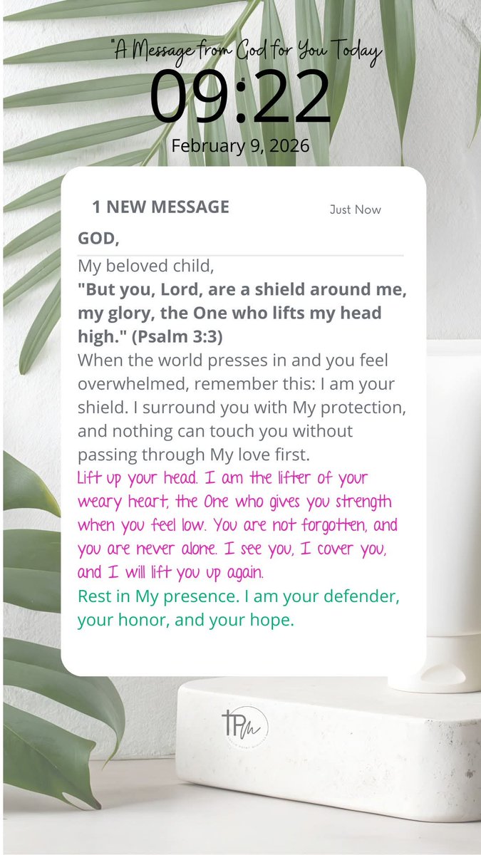 Godwakeupcall's tweet image. Here is God's message for you today: 
 "Rest in God's presence; He is your defender and the One who gives you strength when you feel down."
#Godlovesyou
#GodCaresForYou
