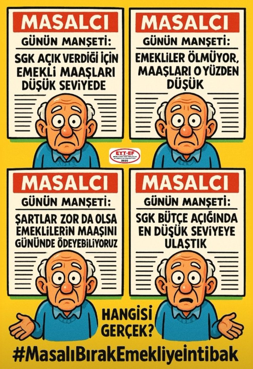 SaadetN_1's tweet photo. 09.02.2026 #pazartesi 

🎠 Etiketler 

EMEKLİ 
Masalı Bırak Emekliye İntibak.

🎠

EYT
5000 Kısmi Masal Değil Gerçek.

🎠
#MasalıBırakEmekliyeintibak
#5000KısmiMasalDeğilGerçek https://t.co/E093BWFa2G