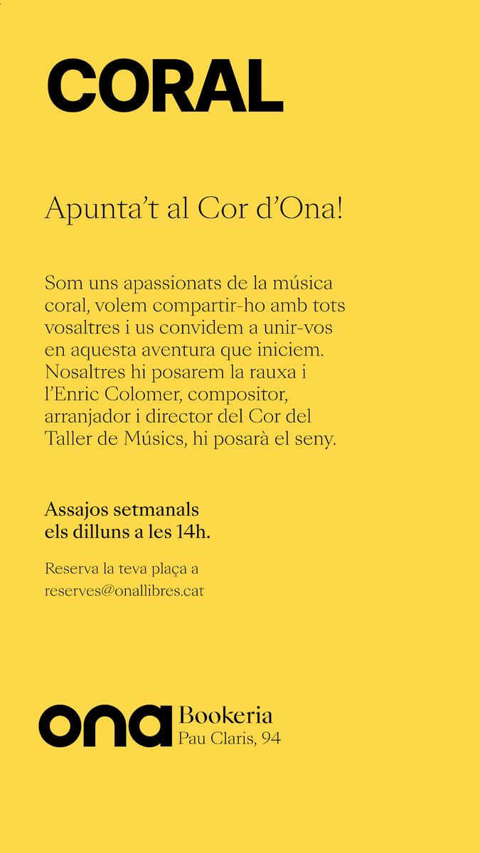 Ona Llibres (@onallibres) on Twitter photo 