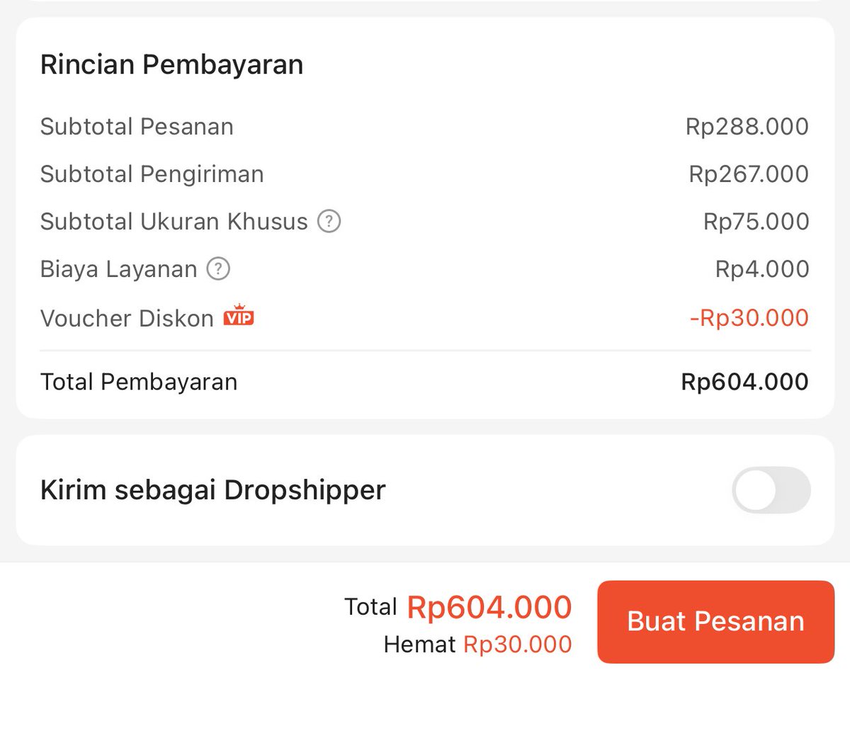 Subtotal pengiriman khusus on <a href="/ShopeeID/">Shopee Indonesia</a> is a fucking joke. The cost of the delivery CARGO IS MORE THAN HALF OF THE ACTUAL GOODS’ COST. THATS WHY CARGO IS EXISTS TO DELIVER BIGGER ITEM. YOU KIDDING ME.