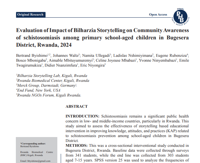 Bilharzia Storytelling Initiative tweet media