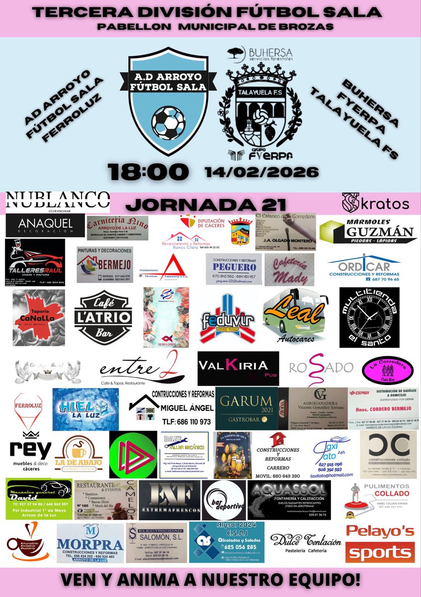 A.D Arroyo Futbol Sala tweet media