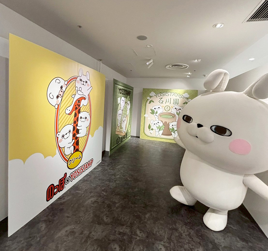 うさぎさんがヨッシースタンプ 展をご案内🎵 今回の描き起こしアートの