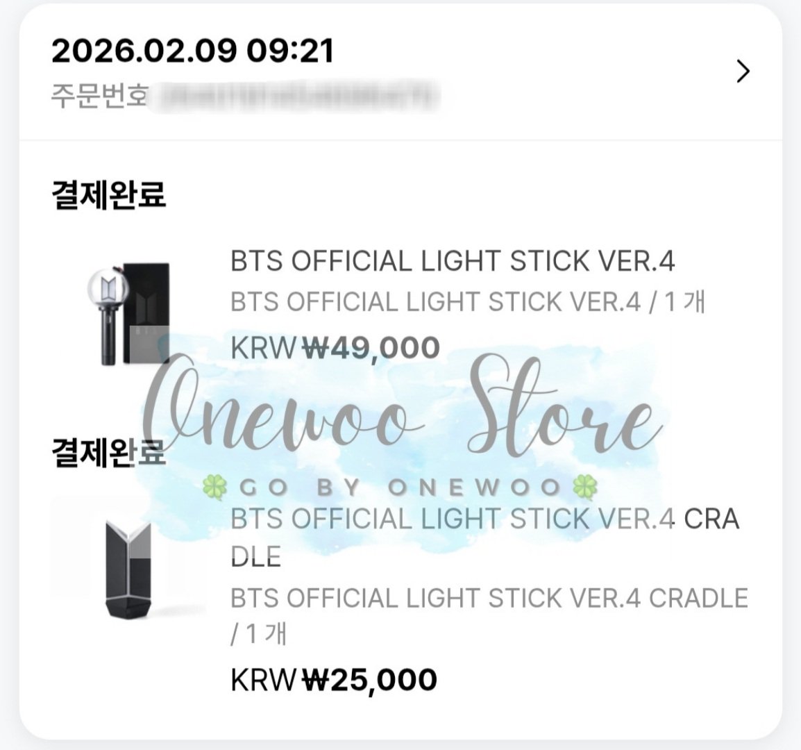 OnewooStore's tweet photo. 🛍PROOF ORDER Onewoo🛍

✅️ BTS Official Light Stick Ver.4 = 3 Pcs
✅️ BTS Official Light Stick Ver.4 Cradle = 1 Pcs
✅️ BTS Official Light Stick Ver.4 Parts = BTS (1 Pcs) + ARMY (1 Pcs) https://t.co/MsHSZrAVKj
