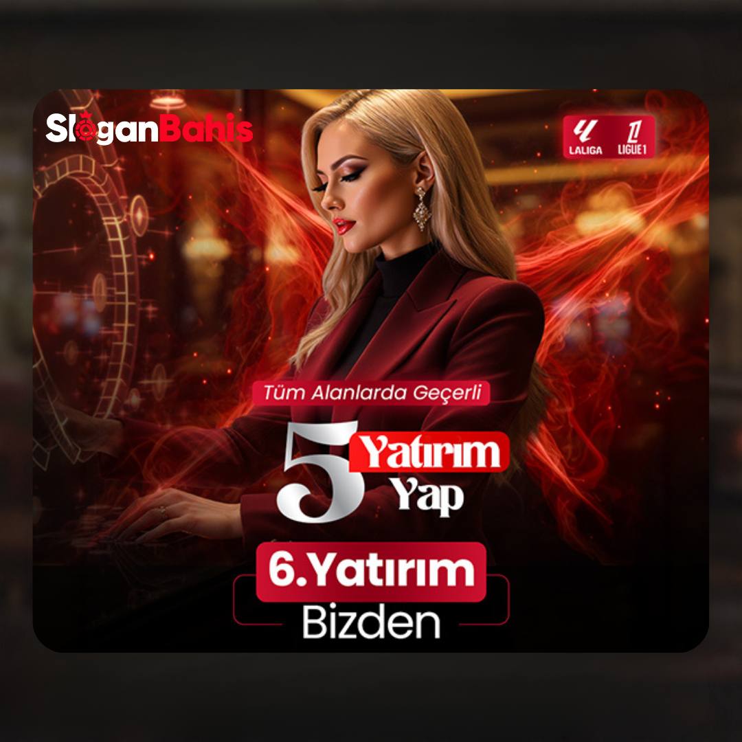 👑5. YATIRIM YAP, 6. YATIRIMIN BİZDEN!

📌Kampanya Şartları

✔️Bonustan faydalanabilmek için son 5 yatırımının her biri minimum 500₺ olmalıdır.
✔️Art arda minimum 500₺ olmak üzere 5 yatırım yapman yeterlidir.

Sloganbahis güncel giriş
t2m.io/sloganresmigir…
