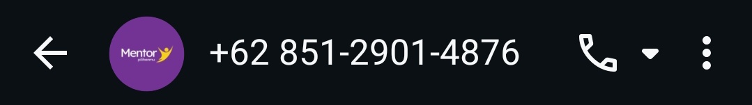thebrightest_s's tweet photo. @mentorpilihanmu Min, nomor whatsapp nya ganti kah? Kok aku chat dari kemarin ga dibales ya? Nomornya masih yg ini bukan min? https://t.co/FilENKqXSS