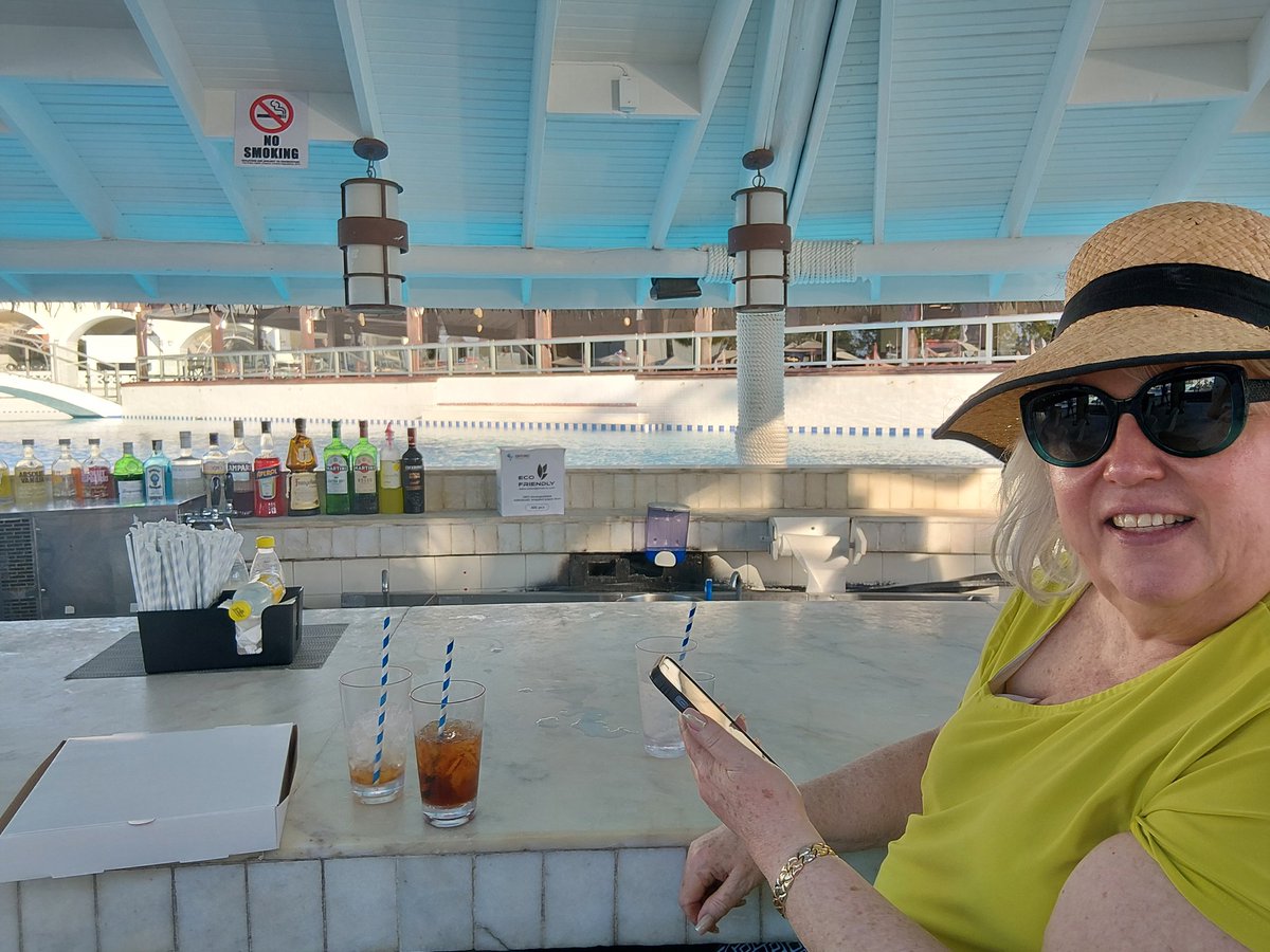 It's been a tough few years since my dad passed away. Mom thought she'd never go on another vacation and was too afraid to travel alone. She has some mobility issues. I took her to Negril for the week. Now the only worries she has is my snoring, lol.