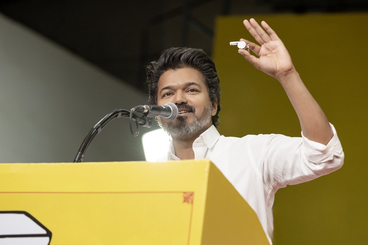ActorVijayTeam's tweet photo. BREAKING: The Board of Control for Cricket in India (BCCI) has issued a clear clarification regarding reports of a ban on whistles at the Chepauk Stadium.

According to the BCCI, there is no directive from the Board banning whistles or any fan-engagement items at Chepauk during the ongoing T20 World Cup matches. The BCCI has categorically stated that it has no role or involvement in imposing any such restriction.

The Board further clarified that no instructions were issued by the BCCI to stadium authorities regarding a whistle ban and the reports suggesting otherwise are factually incorrect. [Thanthi TV]