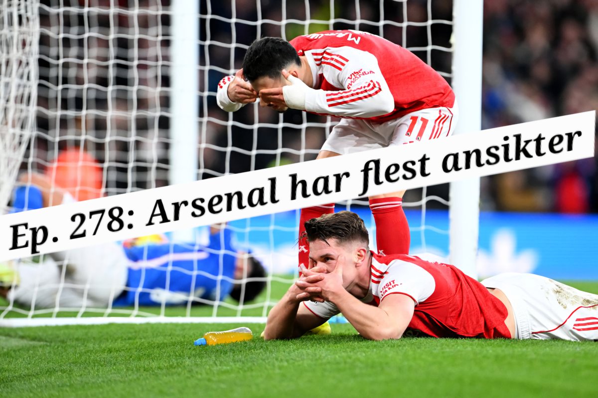 🚨𝐍𝐘 𝐄𝐏𝐈𝐒𝐎𝐃𝐄 𝐔𝐓𝐄!🚨

Ep. 278: Arsenal har flest ansikter

🎯 Spot on fra Arteta

🫡 Lederen Trossard

⚽️ Ser vi konturene av en viktig rolle for Gyökeres?

📈 Salibriels utvikling kreativt

🗣 Tittelracet: - Ikke lytt til omgivelsene

open.spotify.com/episode/04DGve…