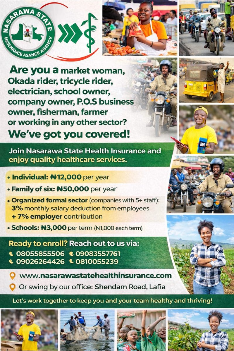 Nasarawa State Health Insurance Agency tweet media