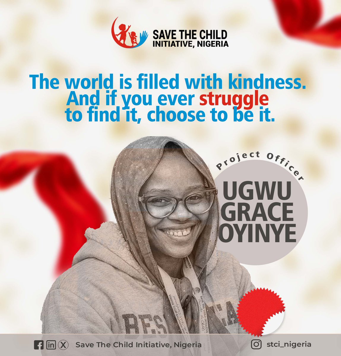 WELCOME TO A NEW WEEK 
*Choose Kindness over anything*

#plannigeria
#unicefnigeria
#asattahirfoundation
#nactalnigeria
#IrishAid
#ActionAgainstHunger
#hsclnigeria
#streetchild