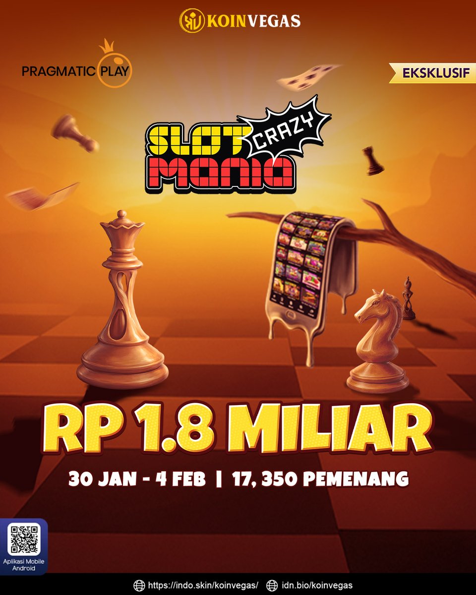 koinvgsOfc's tweet photo. Cuan rame-rame di akhir Januari! 💸
February Game Exclusive – Pragmatic Play
🎁 Total hadiah Rp 1,8 Miliar
👥 17.350 pemenang siap kebagian
📅 30 Jan – 4 Feb
Ayo ambil peluangmu, main sekarang di KOINVEGAS 🔥 https://t.co/zpc5BypMqc