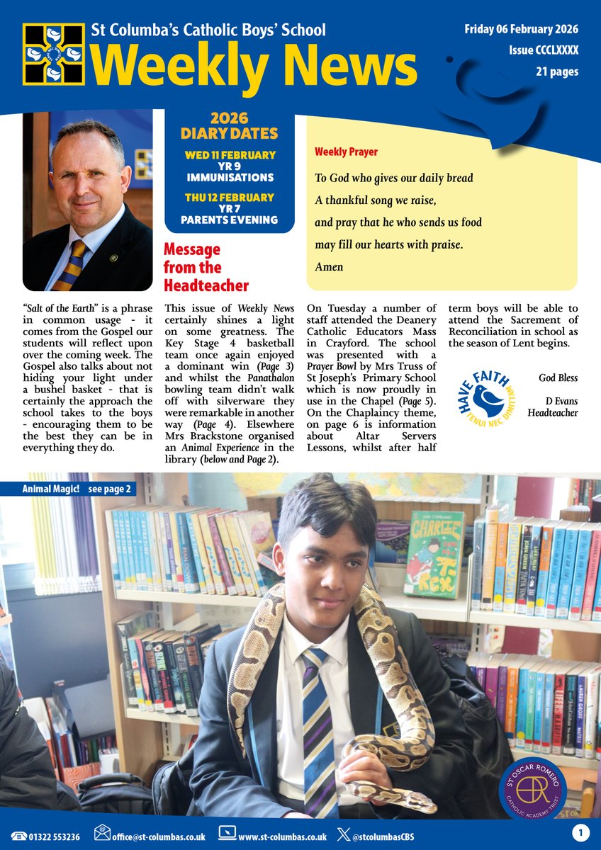 St Columba's tweet media