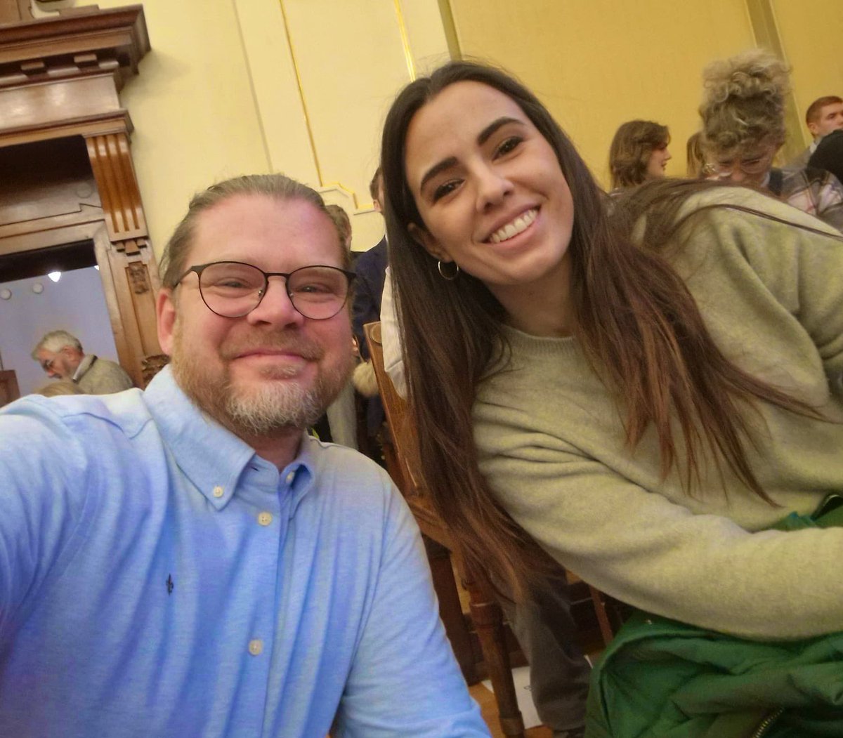 #Jwvsnorway The line for the final day of the Surprme Court Hearing in Oslo, Norway. <a href="/jfnilsen/">Jan Frode Nilsen</a> was first in line and will be front and center in the Stream,
Along with <a href="/SorayaNarez/">Sorayis Narez</a> and other Former JW’s. 

The line behind them are all JW’s.