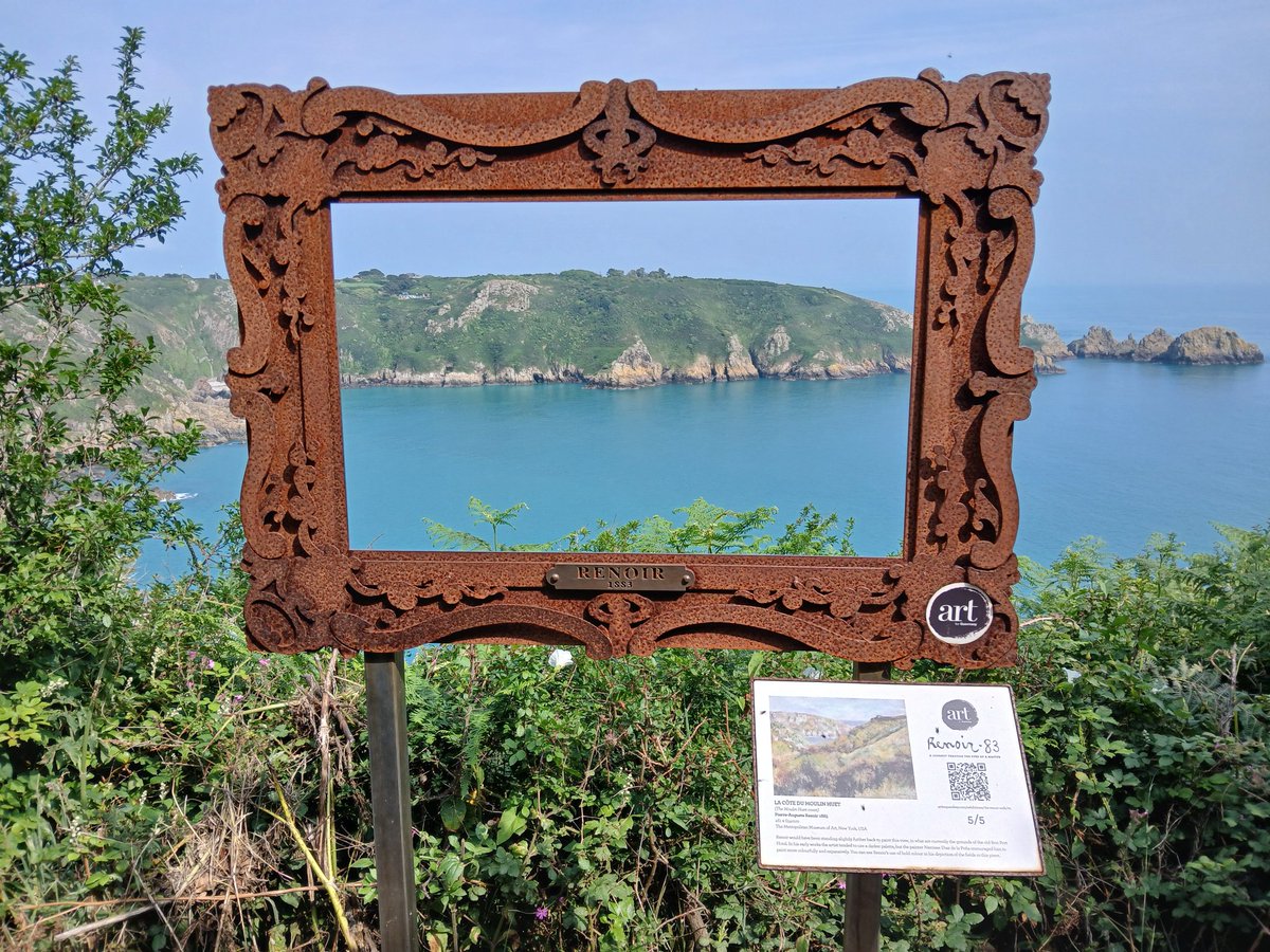 johnwxxiv's tweet image. #alphabetchallenge #WeekFforFramed 
#Renior s paintings of #guernsey