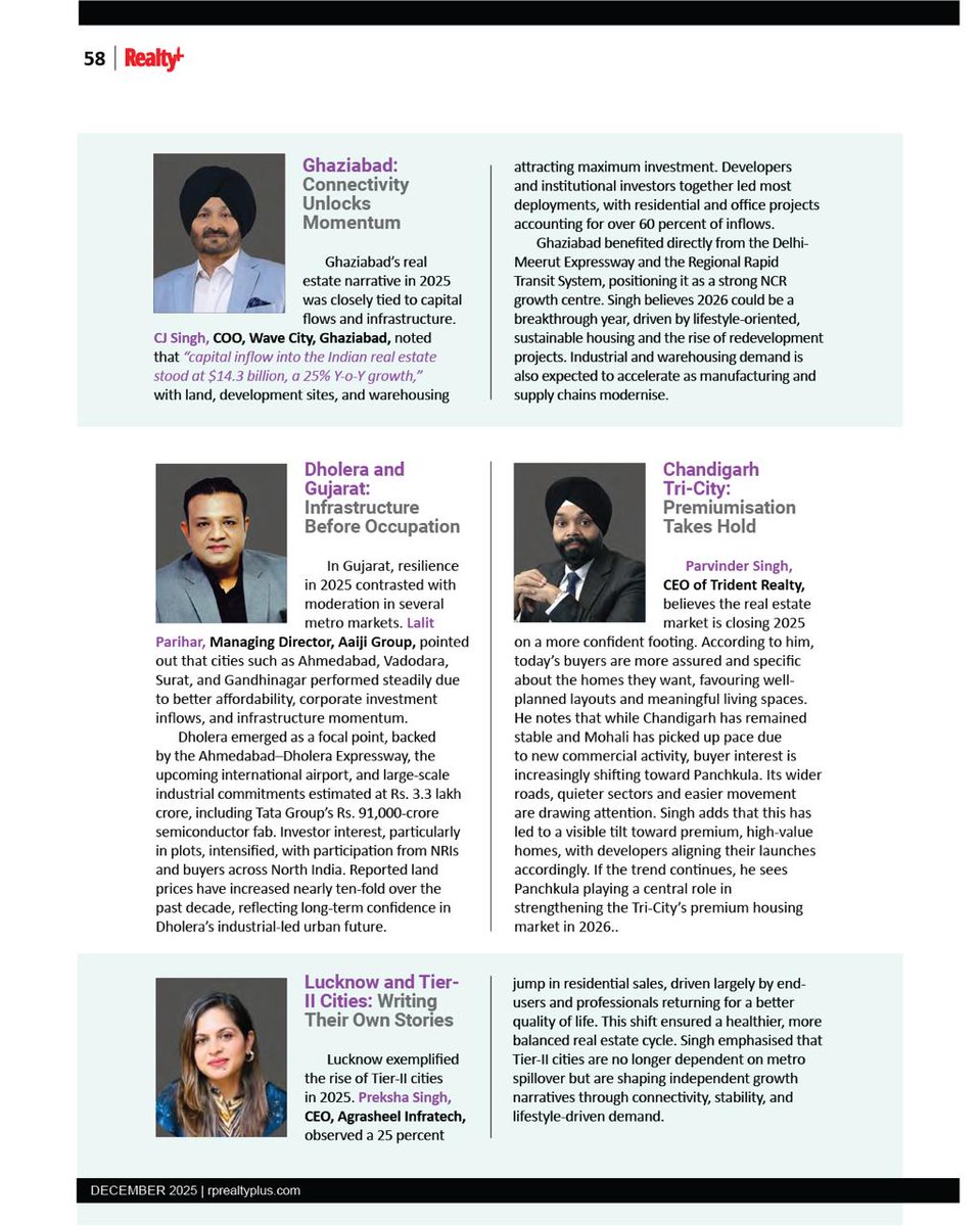 RPRealtyPlus's tweet image. From Scale to Substance: How India’s Real Estate Reset Itself.

Read more: rprealtyplus.com/magazine/decem…

#RegionalIndia #RealEstate2025 #DecemberIssue #RealtyPlus #Tier2Cities #IndianRealEstate #InfrastructureGrowth #MarketInsights
