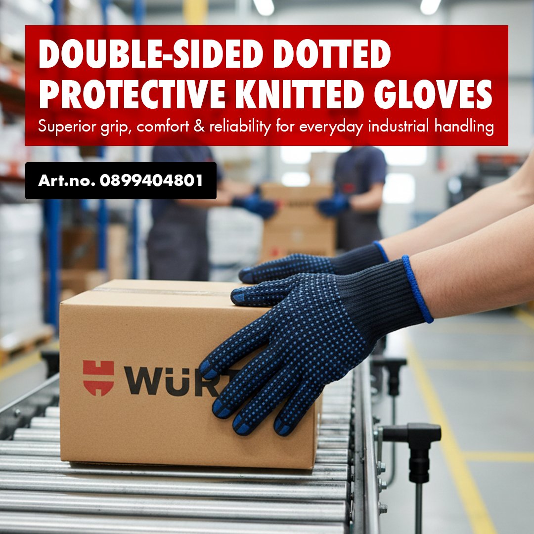 Würth Protective Knitted Gloves: Double-Sided Dotted Gloves are designed for professionals who require secure grip, consistent performance, and comfortable hand protection in dry working environments

Explore Now: wurth.ae/uae/pages/prot…

#Würth #Würthproducts #Products #Quality