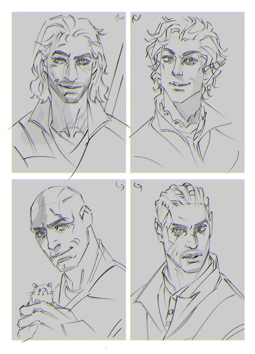 之前画的画风问卷 #BG3