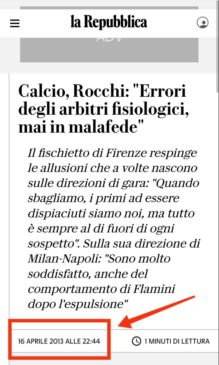 vi_dico's tweet photo. Vi invito a fare caso alla data del primo articolo.
Ha destato dubbi sulla buona fede del suo operato per tutta la sua carriera.
Adesso lo invitiamo almeno a mantenere fede alle sue ultime dichiarazioni.
#RocchiVattene https://t.co/iUAm2LTNHb