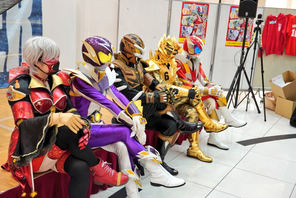 この並び角度いいどすね(　・ω・)✨

#イバライガー
#イーアスつくば