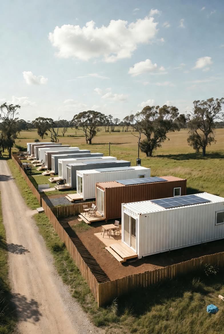 Premium2008's tweet image. A peaceful row of colorful container homes that feels like a secluded country paradise 🌿

Speak of a serene, calming enterprise🌄

Good morning!

(#Progressoverprotests chief where is the lie Martha Karua TV 47)