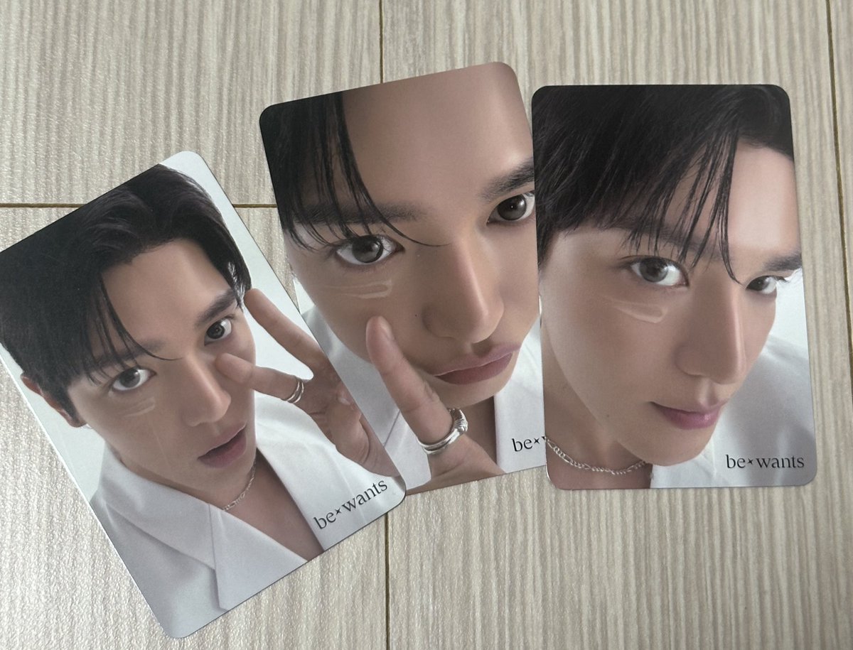 TAEYONG × be⋆wants photocards