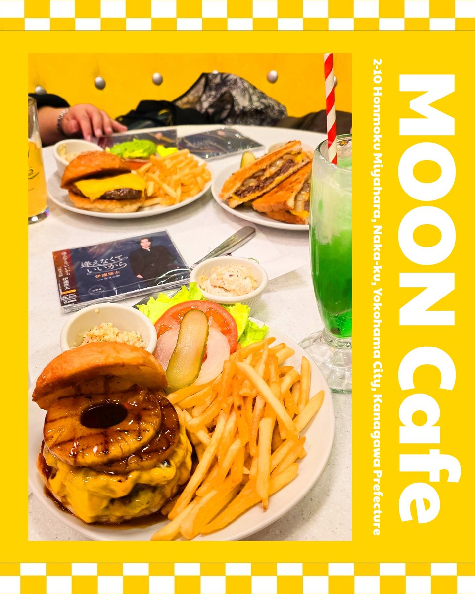 katsu7680060's tweet photo. 2026年2月2日 (月)
横浜・本牧にある 60s Style の Coffee Shop で USA 気分 !!
めっちゃ楽しかったぁ~ ☆☆☆☆☆
#MOONCafe
#ムーンカフェ
#横浜
#本牧
#60s
#アメリカン
#アメリカンダイナー
#coffeeshop
#ハンバーガー
#クリームソーダ
#伊達悠太
#逢えなくていいから
#夜叉の岬 https://t.co/bLI9qhEseg