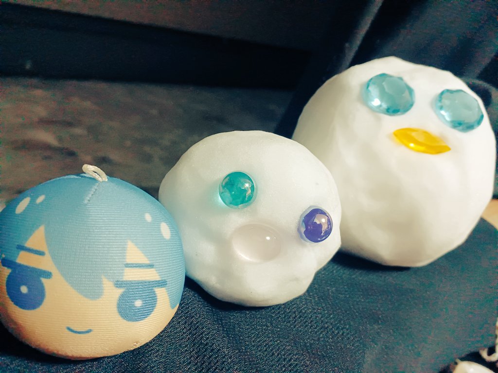 雪だるま作ろ〜