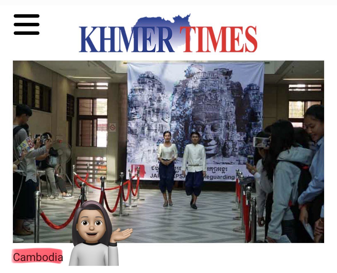 FAT_Peterrr's tweet image. Khmer Times should educate Cambodian ppl to stop claiming Chut Thai as their ‘traditional costume.’ Copying Thai culture and then pretending it’s yours is honestly shameless.
#CulturalCopyPaste #NotYours #StopClaiming #ThaiCulture #ChutThai vs #Sampot

khmertimeskh.com/50582566/parad…