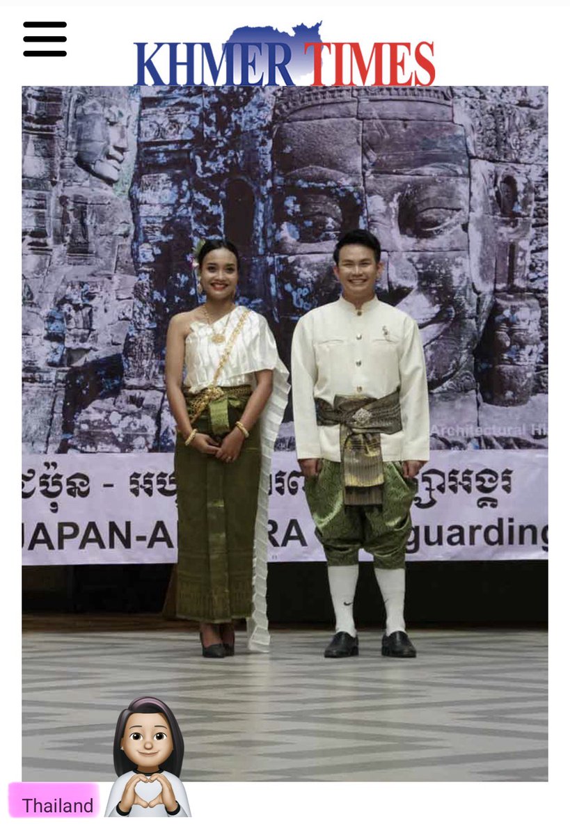 FAT_Peterrr's tweet image. Khmer Times should educate Cambodian ppl to stop claiming Chut Thai as their ‘traditional costume.’ Copying Thai culture and then pretending it’s yours is honestly shameless.
#CulturalCopyPaste #NotYours #StopClaiming #ThaiCulture #ChutThai vs #Sampot

khmertimeskh.com/50582566/parad…