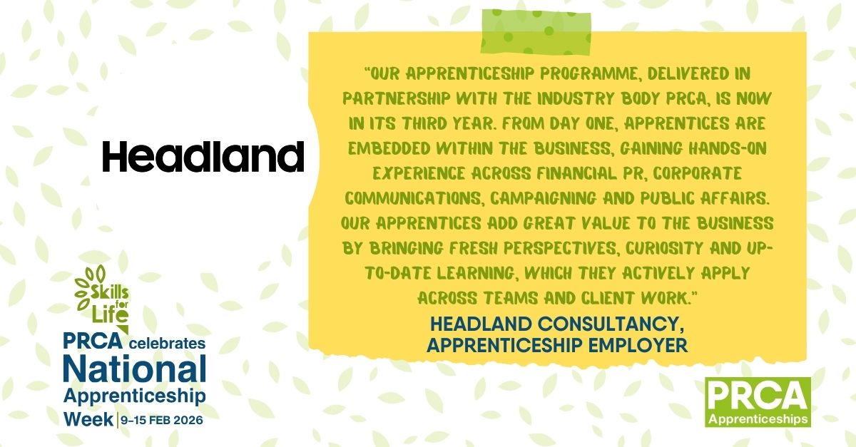 PR Apprenticeships tweet media