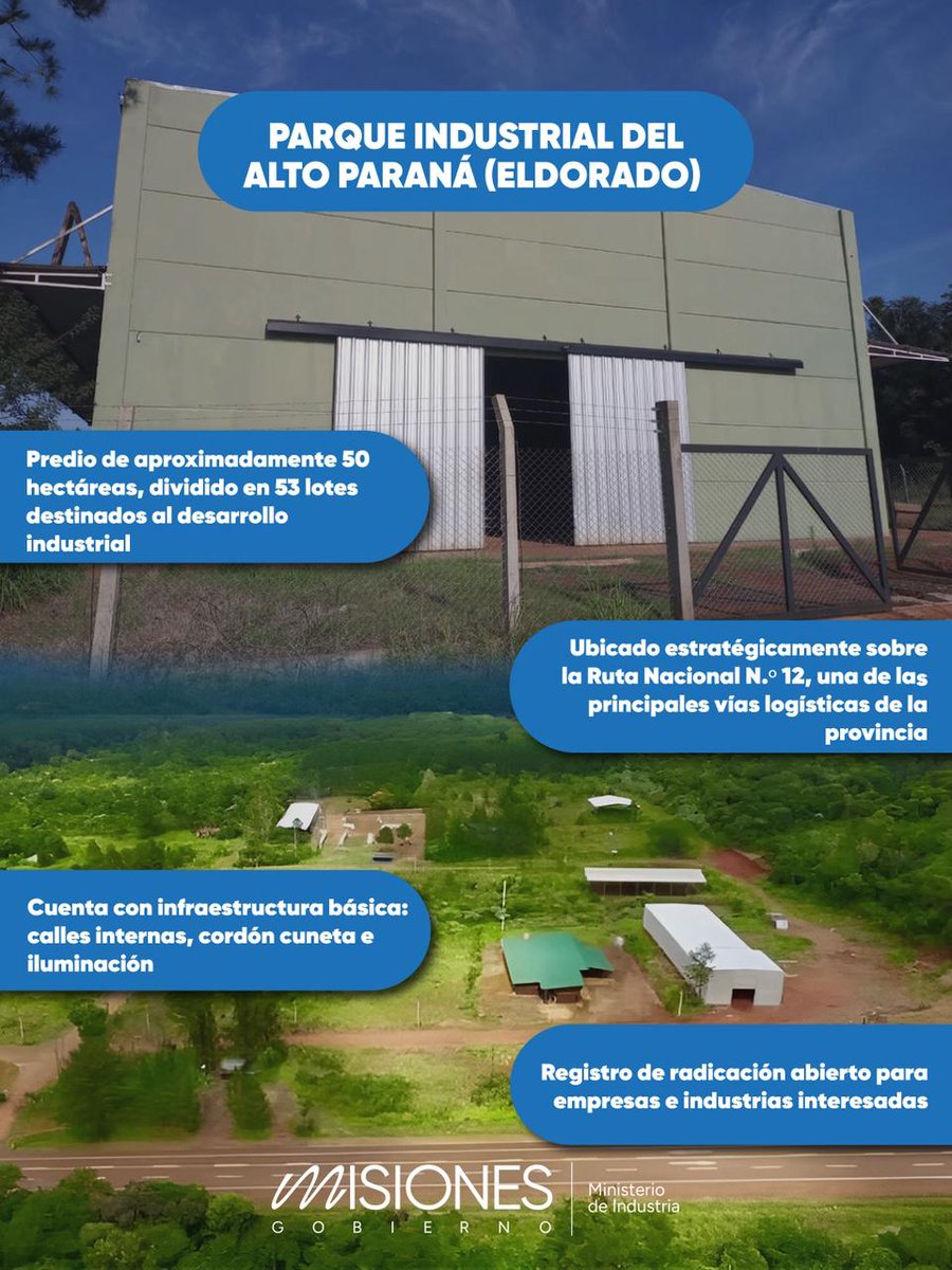 Ministerio de Industria Misiones tweet media