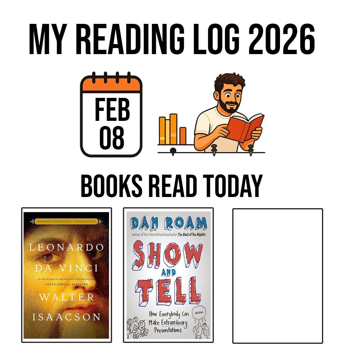 Consumed 2 books today.

1) Today I focused on understanding how Leonardo da Vinci broke down large, complex goals into manageable parts and moved from idea to execution.

I tried to understand his approach through four key actions:

- sequence steps linearly
- prototype small