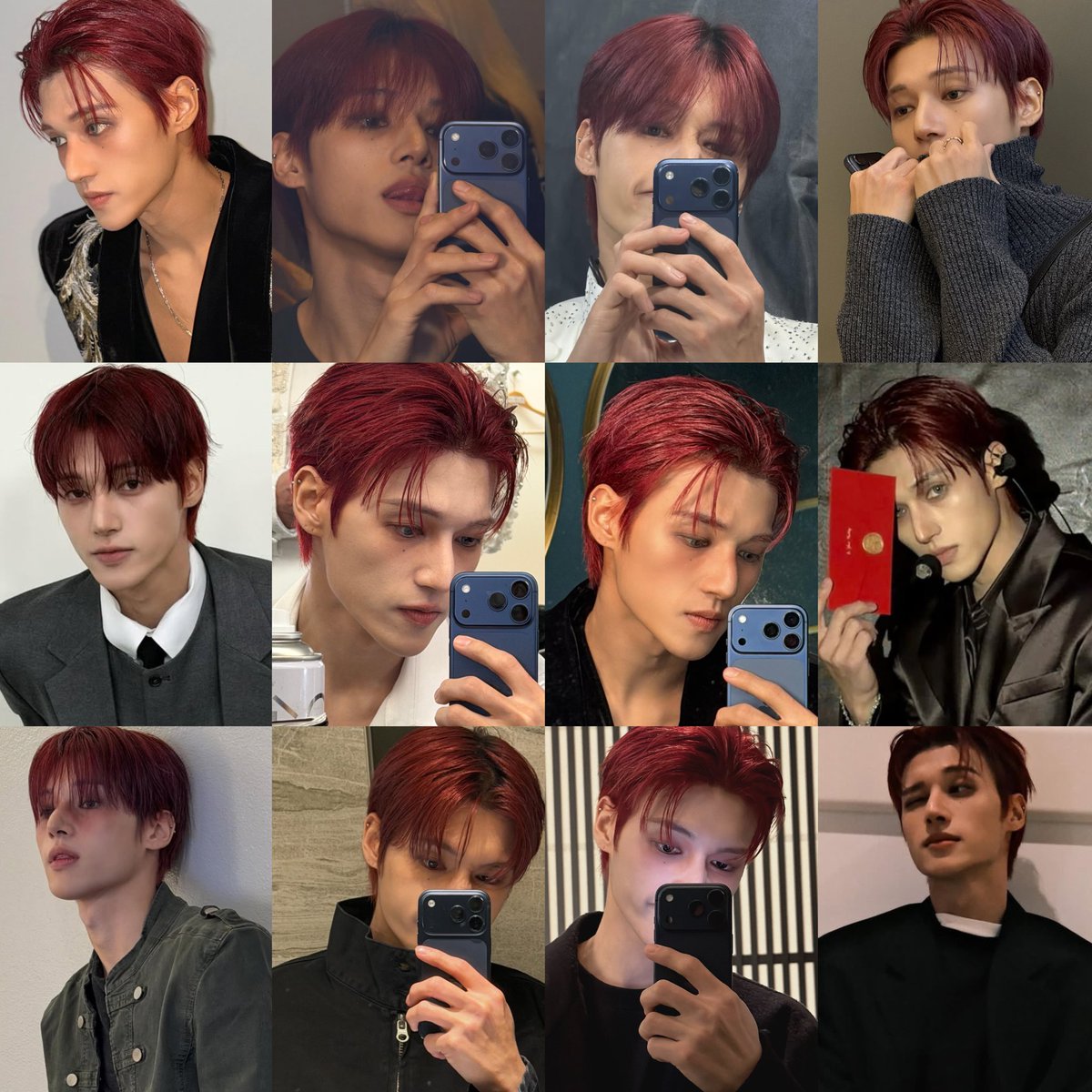 red hair wooyoung we will miss you😭