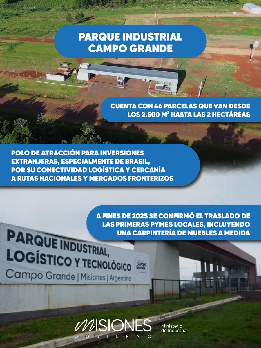 Ministerio de Industria Misiones tweet media