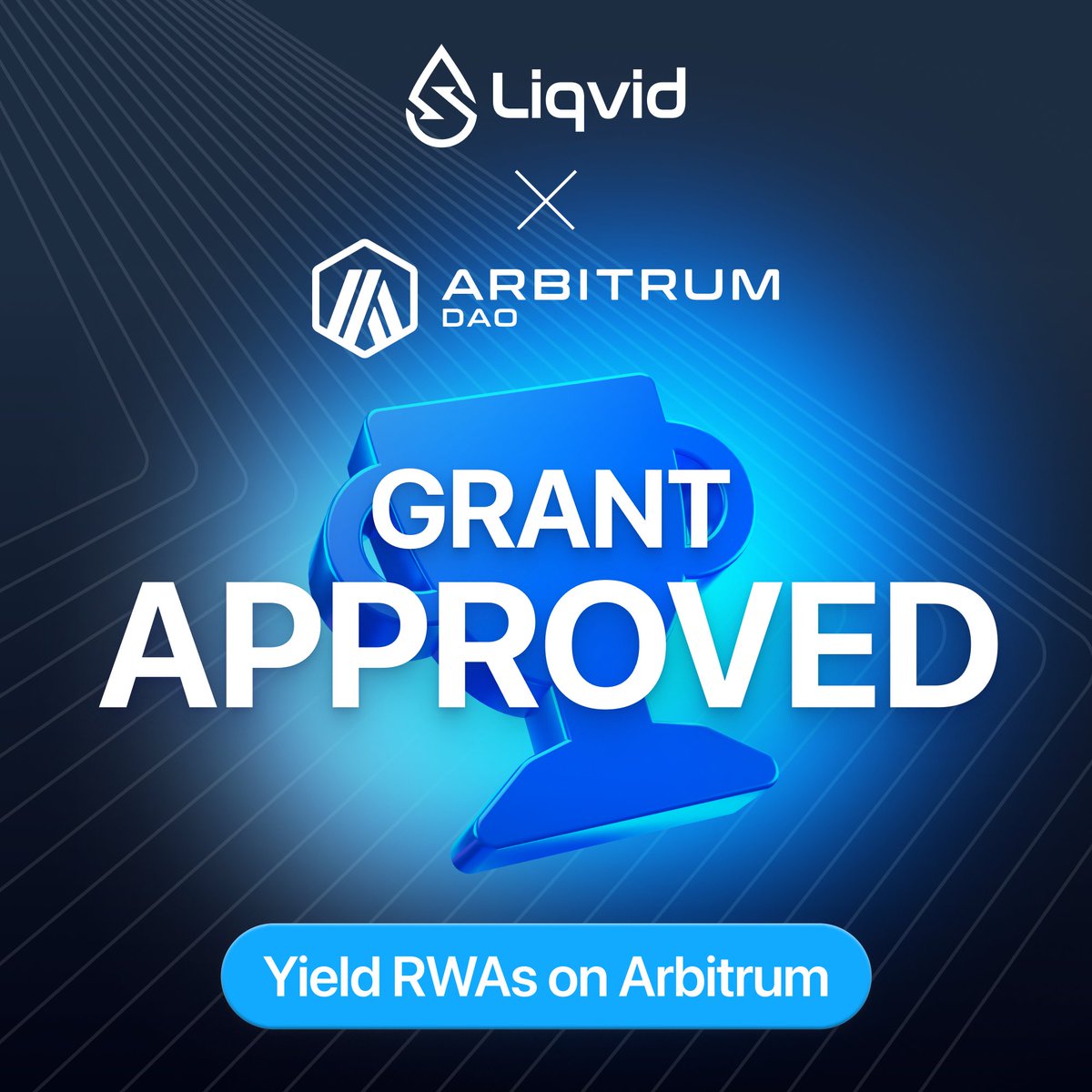 liqvid_xyz's tweet photo. Liqvid has successfully deployed its infrastructure on @Arbitrum ⛓️
With support from the Arbitrum DAO grant 🚀
We’re getting ready to launch tokenized private market deals and unlock new yield opportunities for mid-market assets. More details in the thread below 👇 #ArbitrumEverywhere